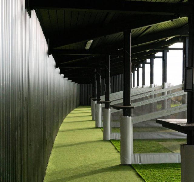 The golf range at Woolfox members lifestyle club