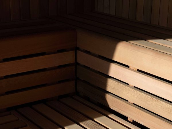 Poolside sauna in Stamford, Rutland